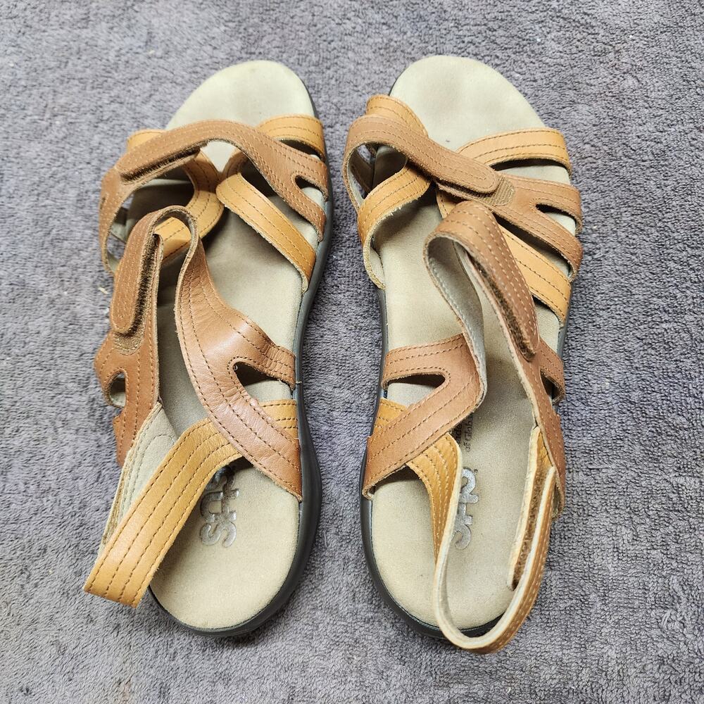 SAS womens pier sepia size 9W shoes sandals b51